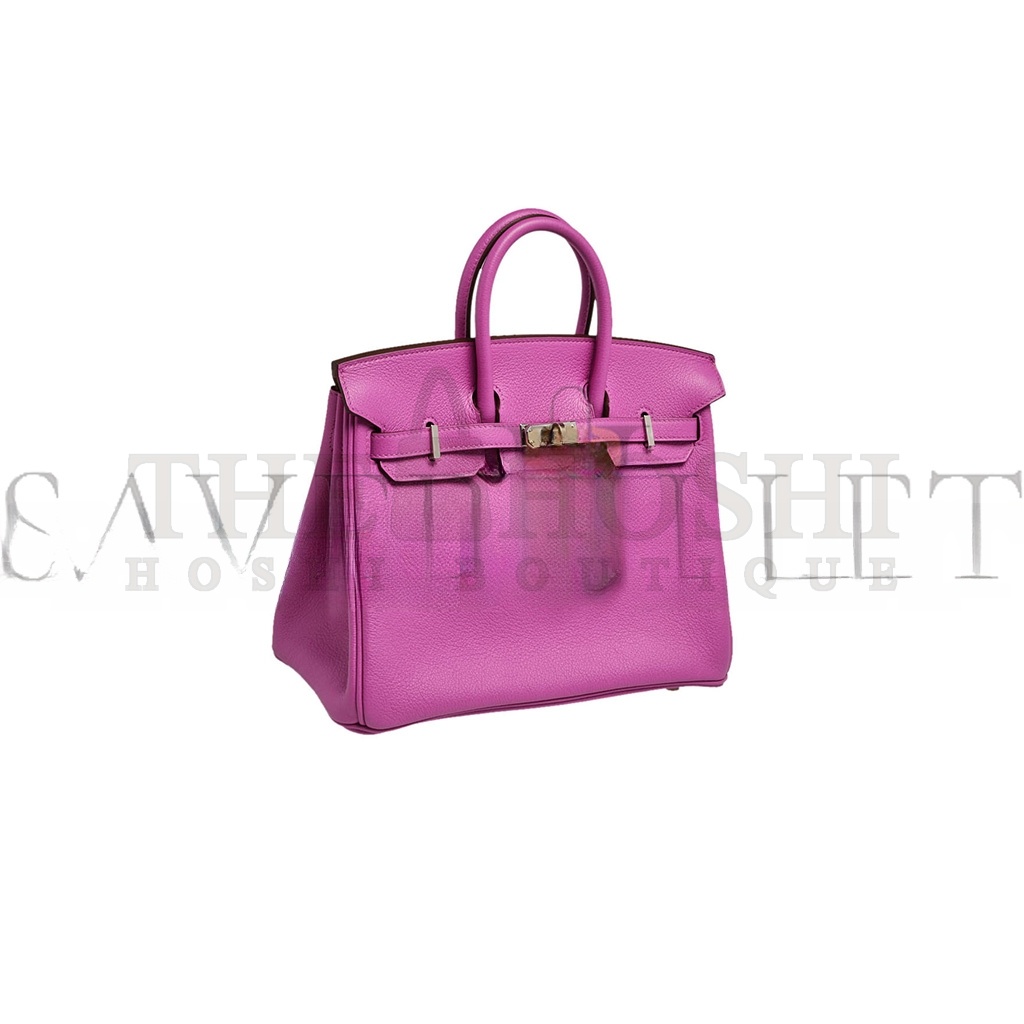 H**me5 MAGNOLIA LEATHER PALLADIUM PLATED BIRKIN 25 BAG (25*22*13cm) Master Quality